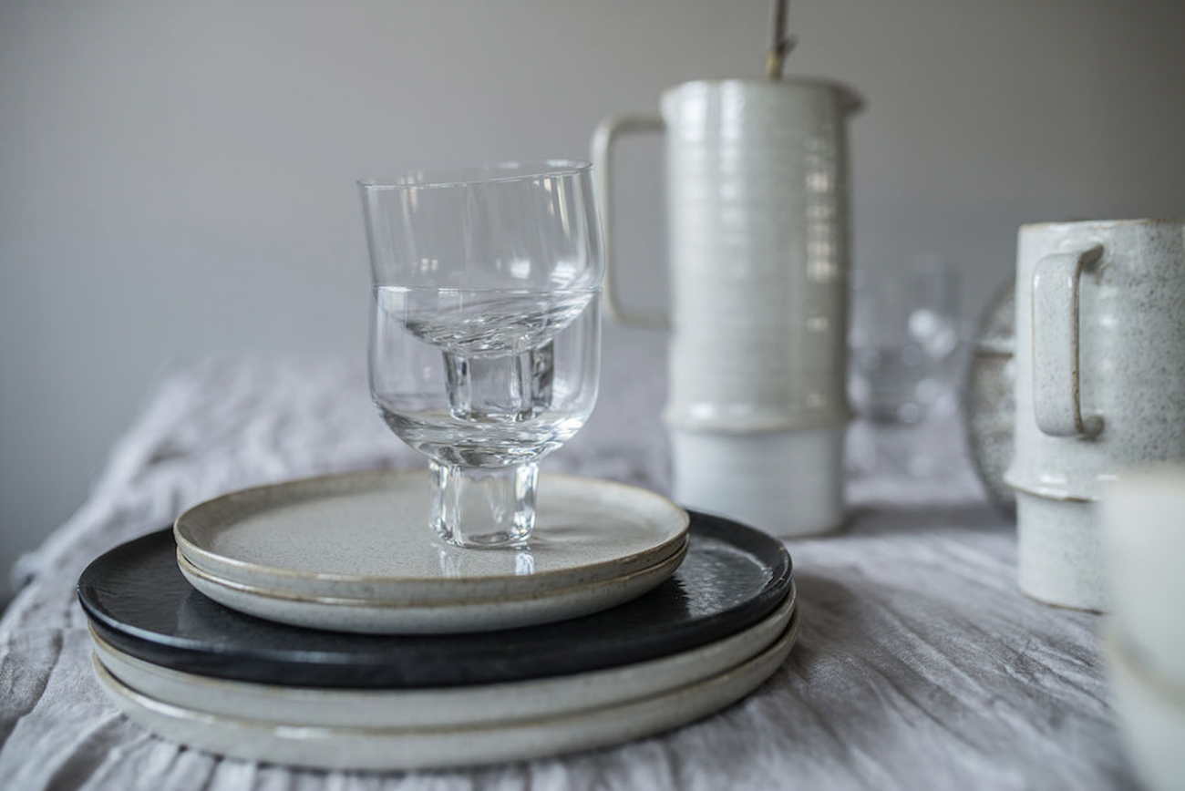 Assiette 'Asparagus' Small - Beige