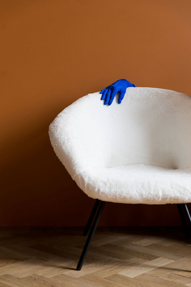 Fauteuil 'Theodore' - Blanc