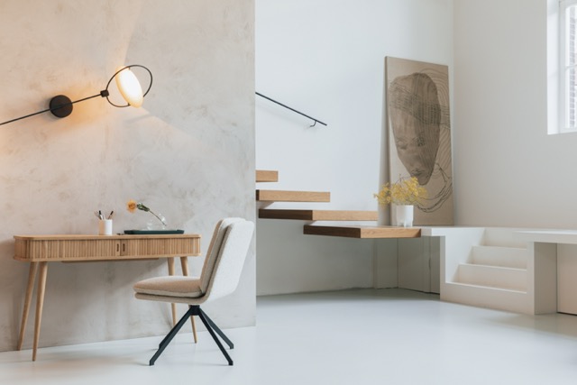 Applique 'Sirius' 28x35 - Noir