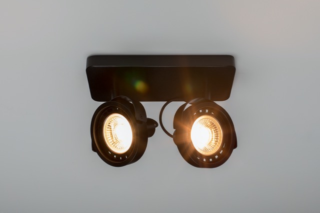 Projecteur 'Dice' 12x28 - Noir