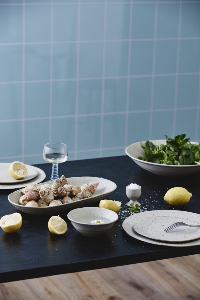 Assiette 'KORNIG' - Sable