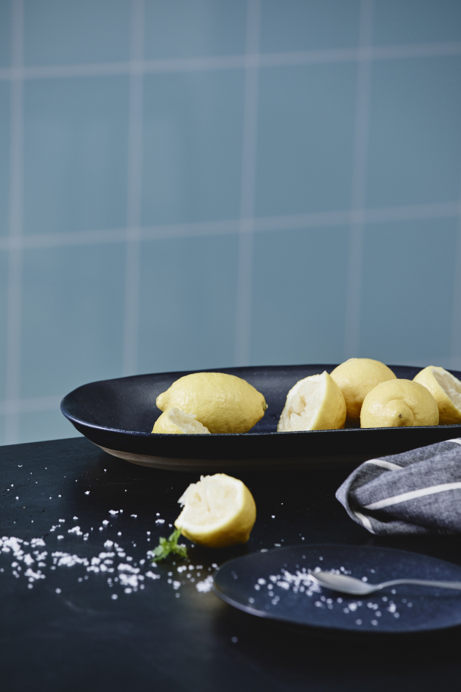 Assiette 'KORNIG' - Bleu foncé