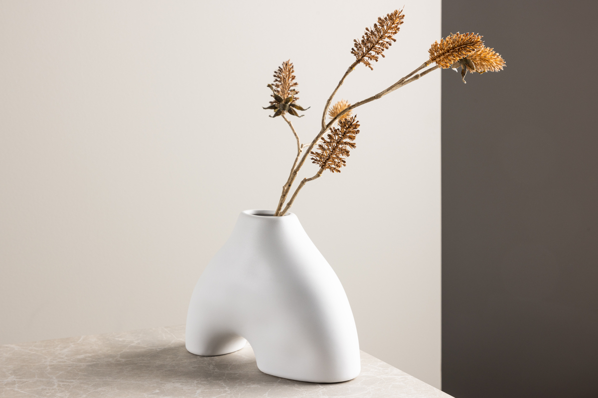 Vase 'Terni' - Blanc