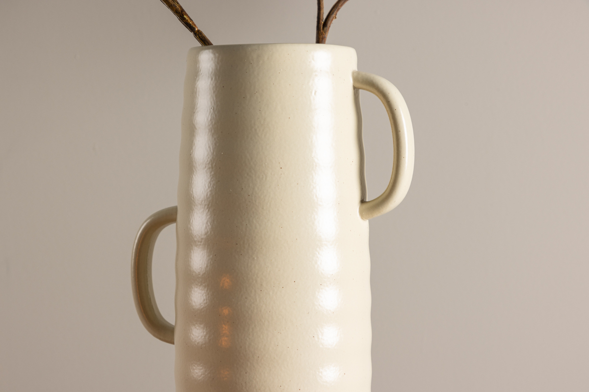Vase 'Hamburg' - Beige