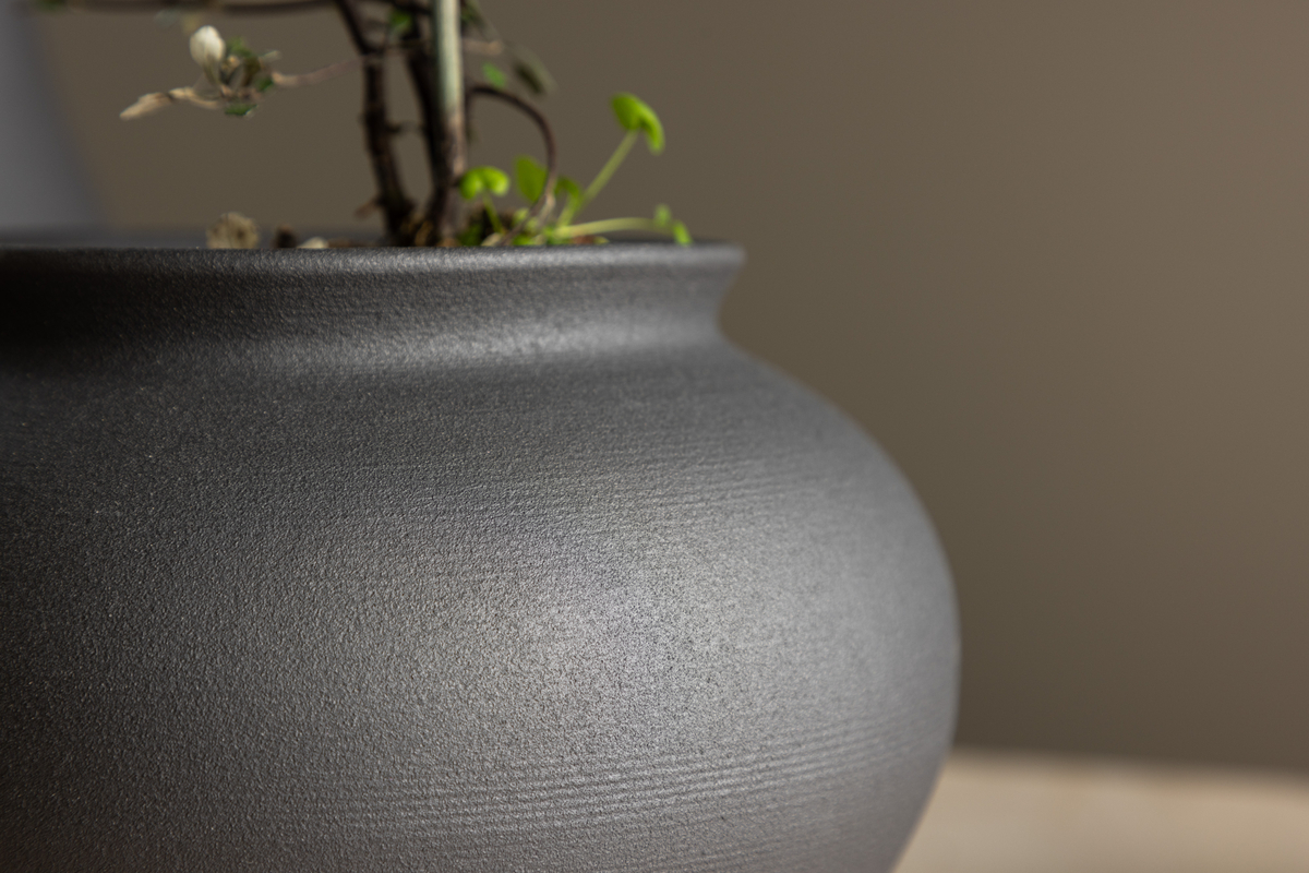 Vase 'Santander' 18cm - Noir