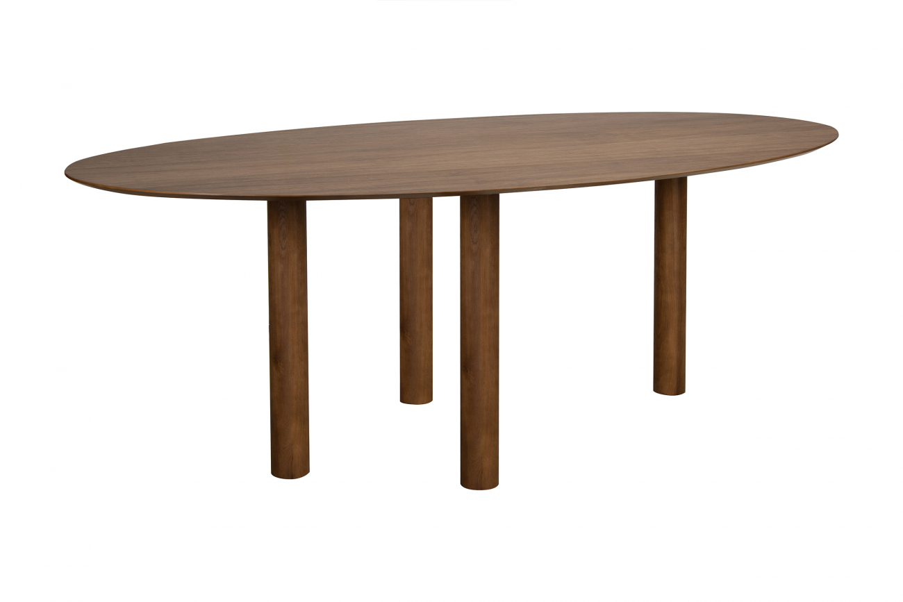 Table à manger 'Uovo' 220x115cm - Noyer