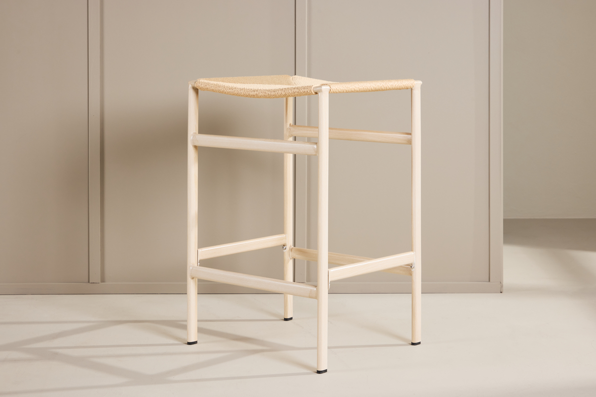 Tabouret de bar 'Polly' - Beige