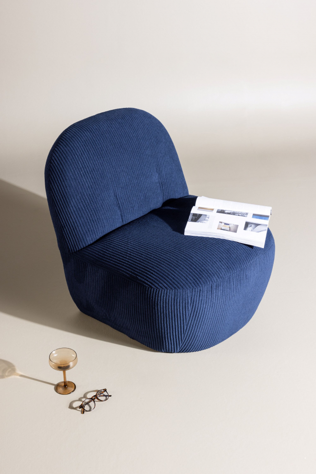 Fauteuil 'Vinterro' - Bleu