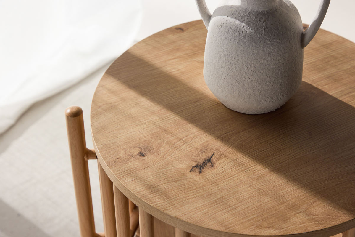 Table d'appoint 'Runvik' 45cm - Naturel