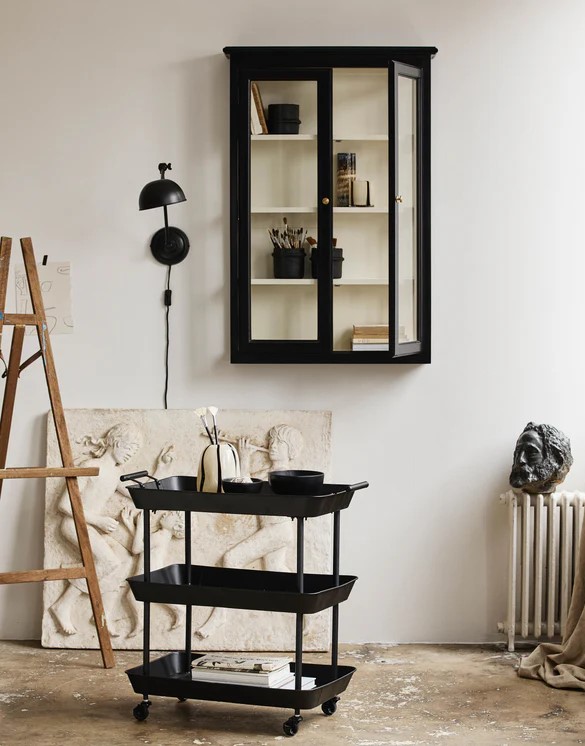 Chariot 'Fulda' - Noir/Fer