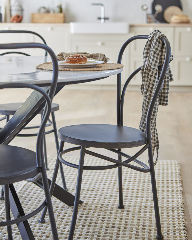 Chaise 'William' - Gris foncé