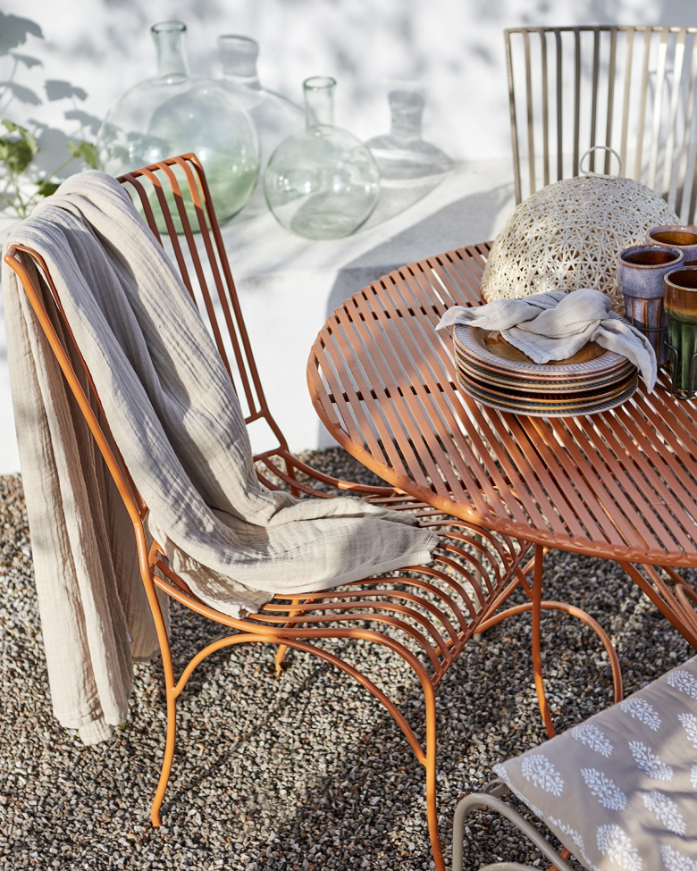 Table 'Visby' Ronde 100cm - Orange