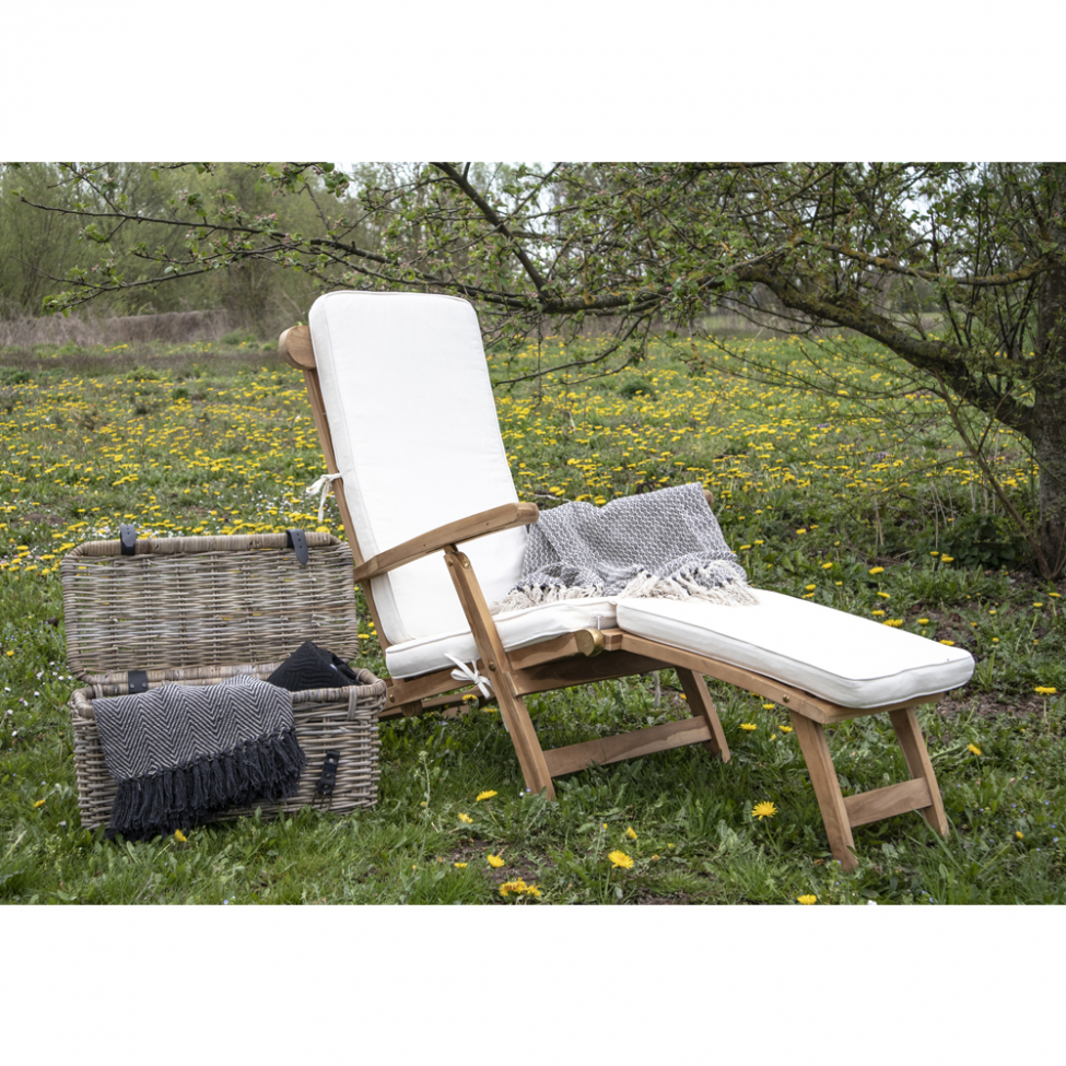 Coussins pour chaise longue 'Arrecife' - Blanc