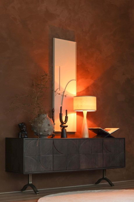 Table d'appoint 'Draw' - Bois de mangue