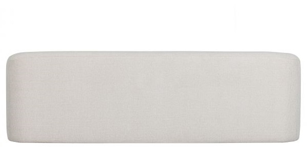 Canapé 'Sloping' - Blanc Perle