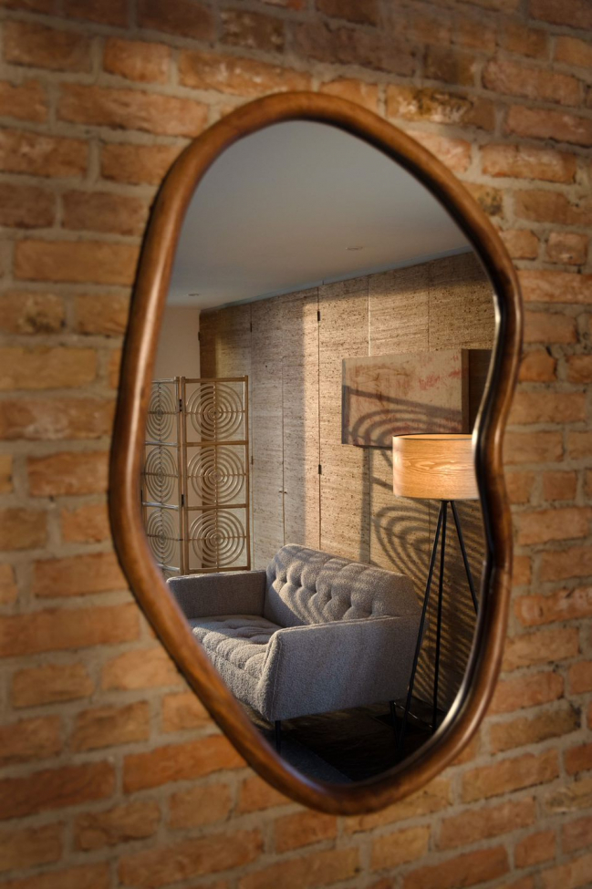 Miroir 'Ashley' - Noyer