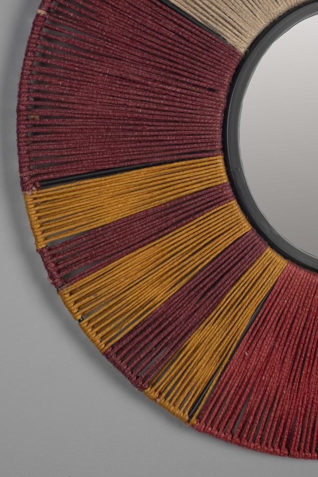 Miroir `Surya Rope´ L - Multicolore