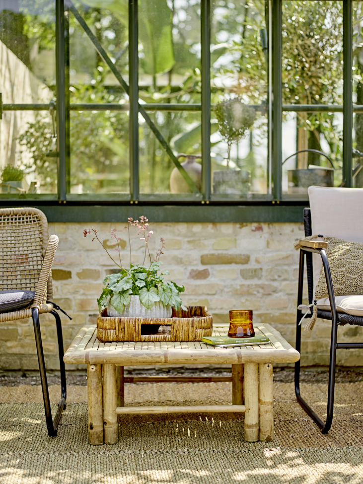 Fauteuil 'Mundo' - Nature/Gris