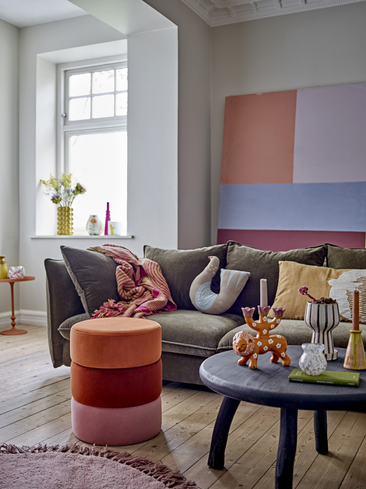 Pouf 'Bilbao' - Orange