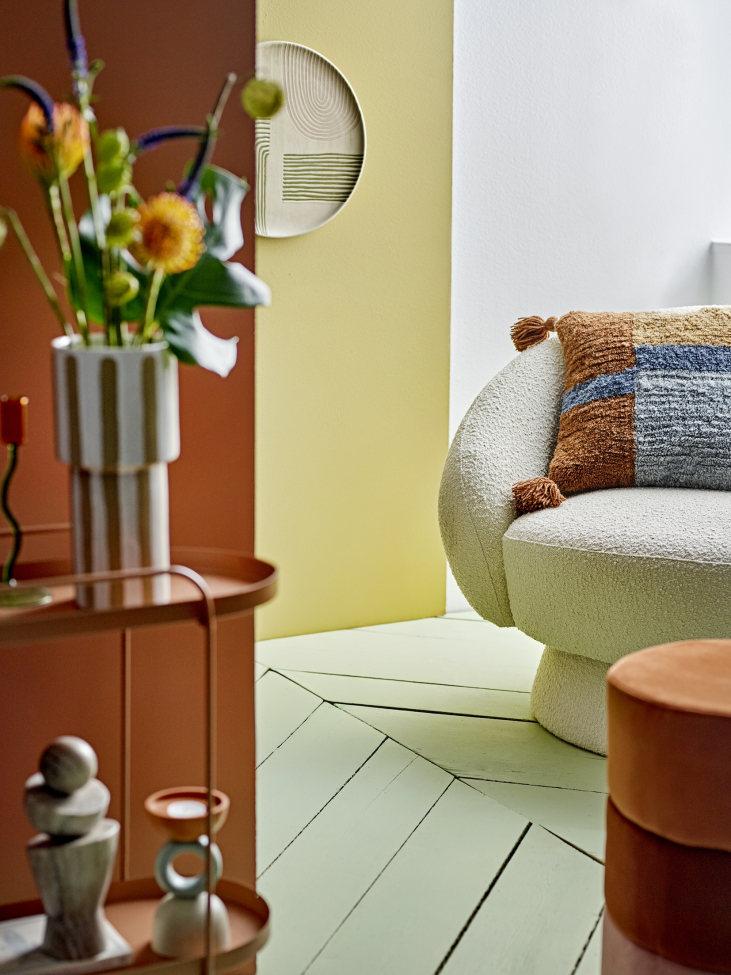 Pouf 'Bilbao' - Orange
