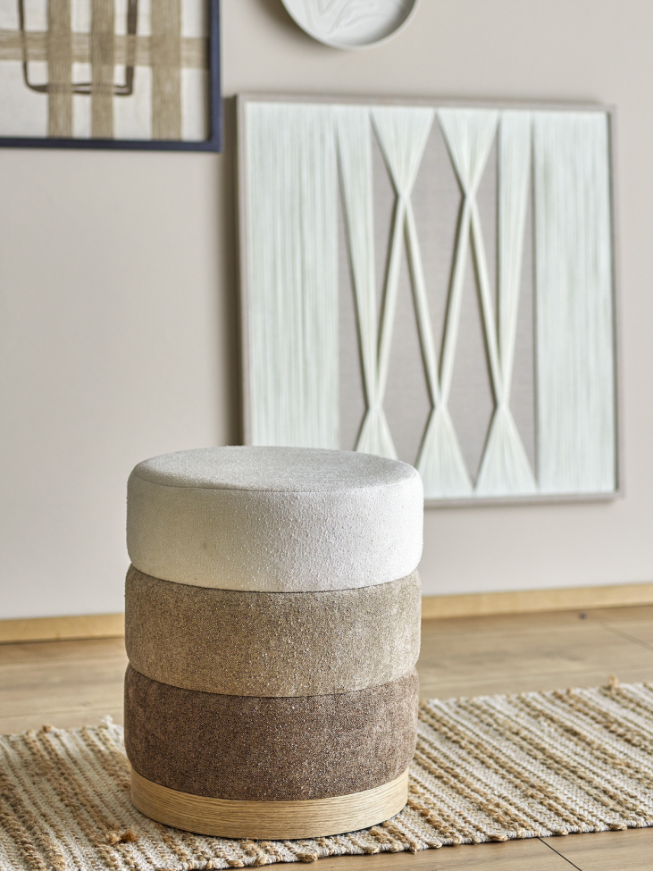 Pouf 'Bilbao' - Brun