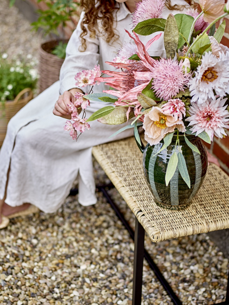 Banc de jardin 'Adilly' – Naturel/Rotin