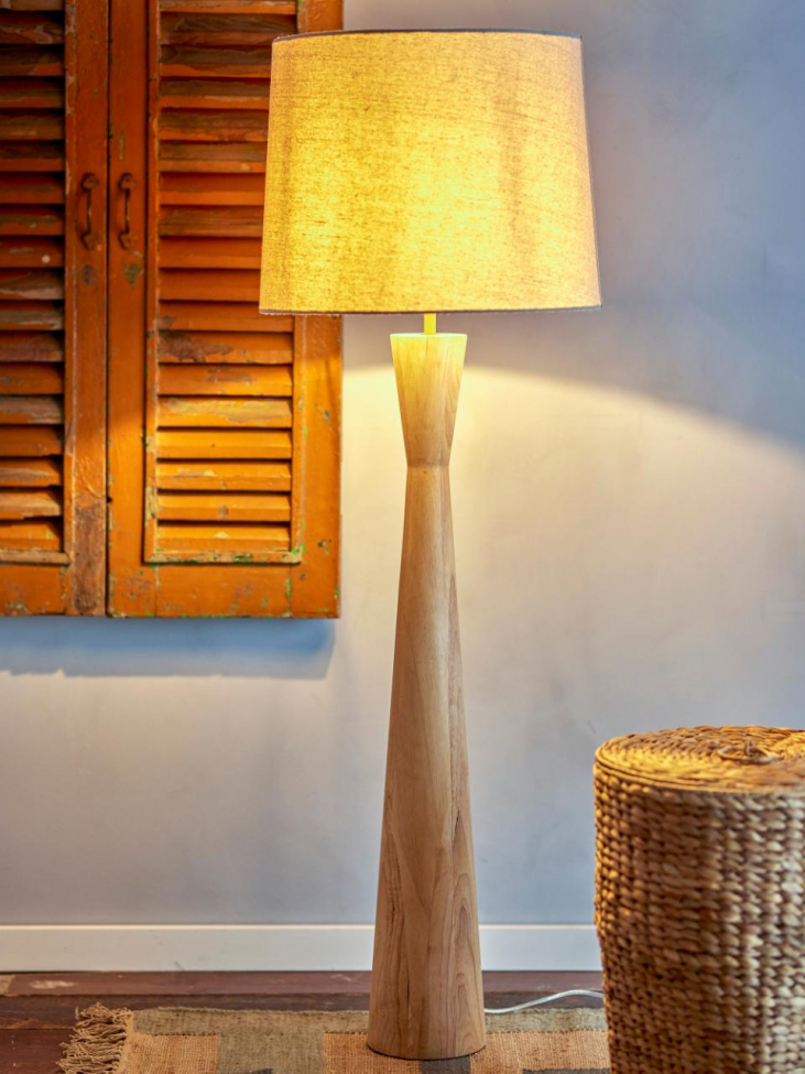 Lampadaire 'Leonor' - Beige