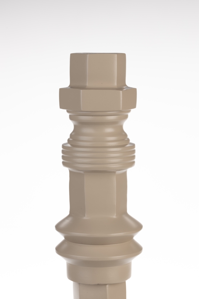 Support de bougie 'Totem' - Beige