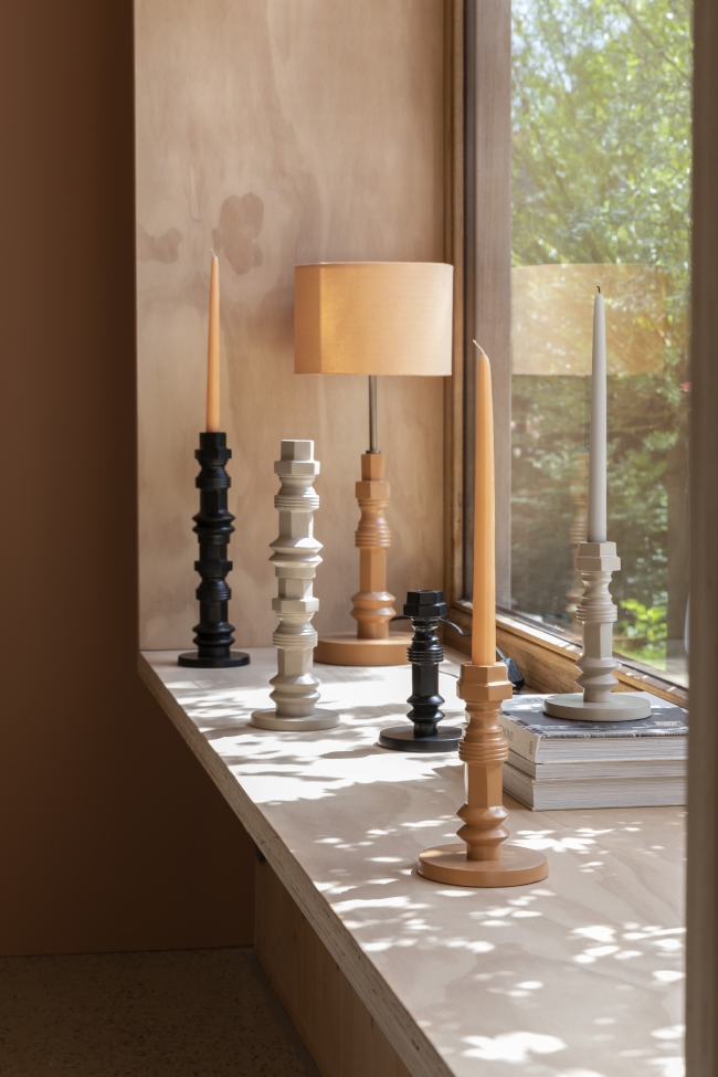 Support de bougie 'Totem' - Terra