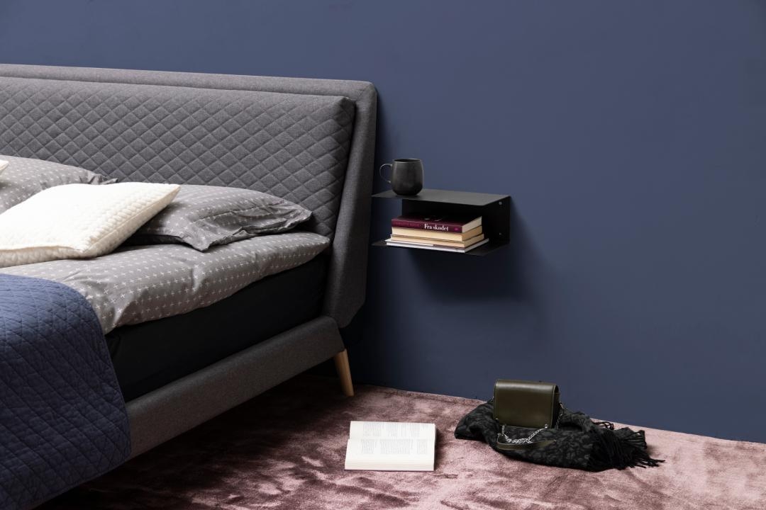 2-pack Étagère murale 'Joliet' - Noir