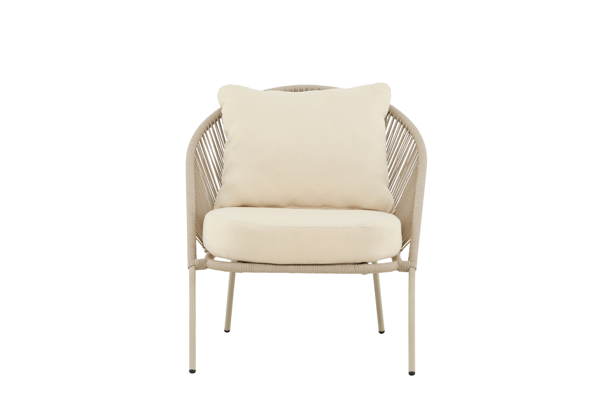 Fauteuil 'Luna' - Beige