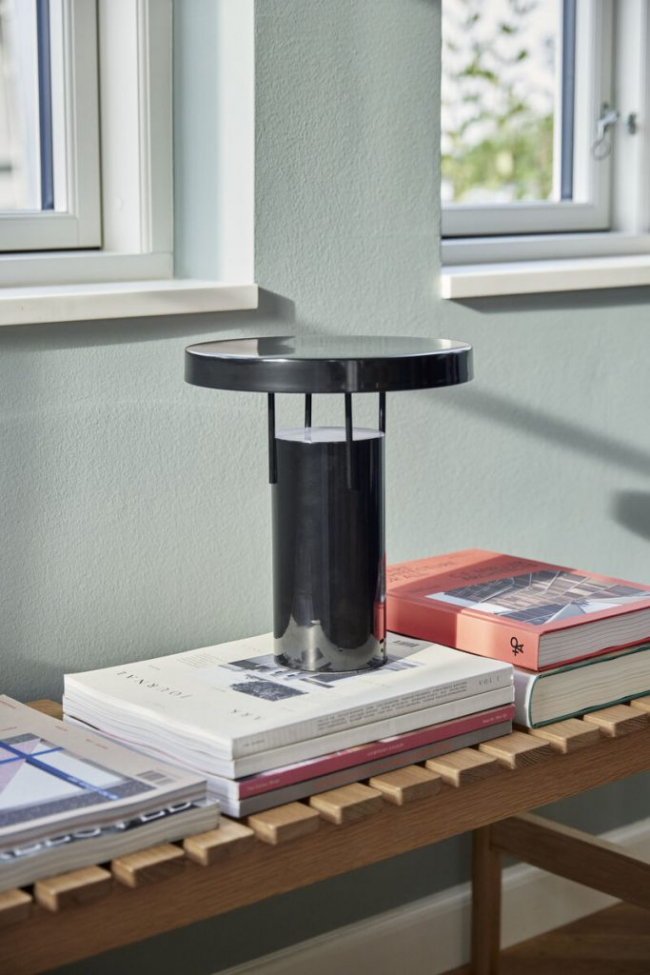 Lampe de table rechargeable 'Bring Me' - Noir