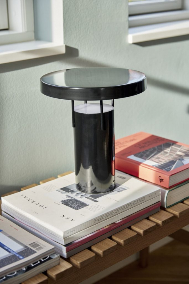 Lampe de table rechargeable 'Bring Me' - Noir