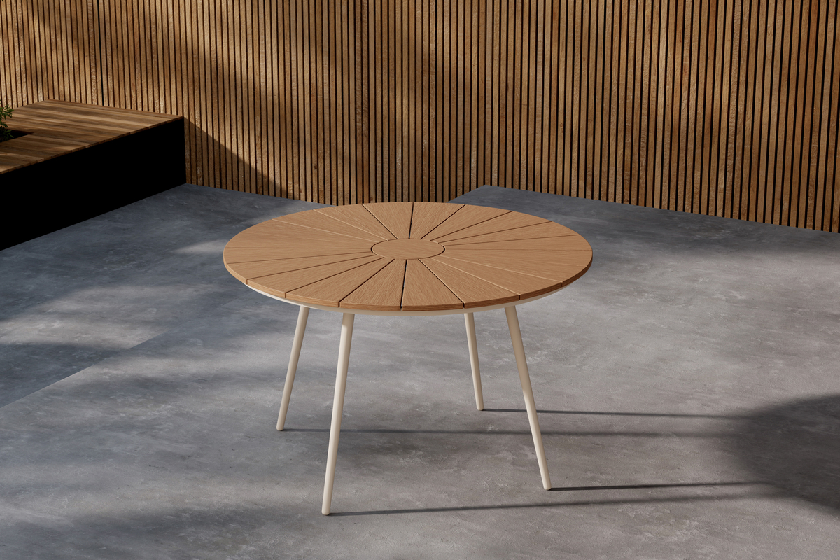 Table à manger 'San Vito' 120x74cm - Beige
