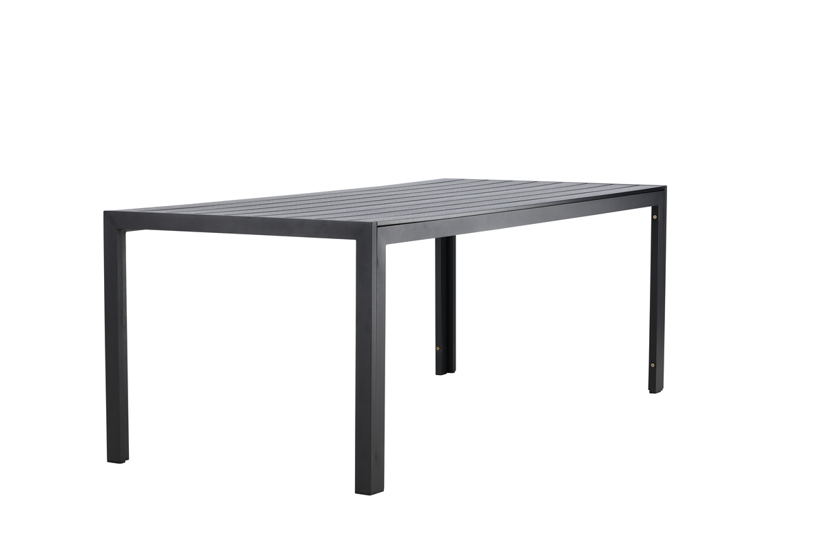 Table à manger 'Mirko' 205x74cm - Noir