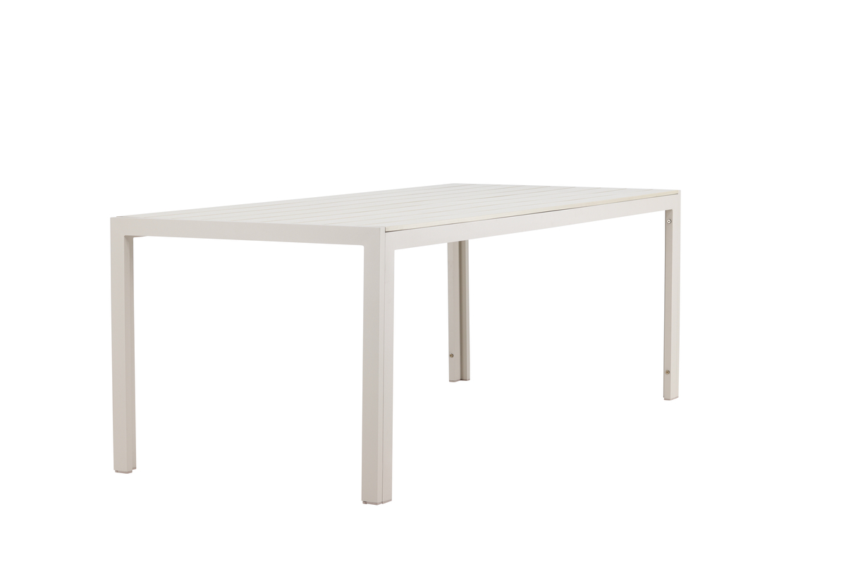 Table à manger 'Mirko' 205x74cm - Beige
