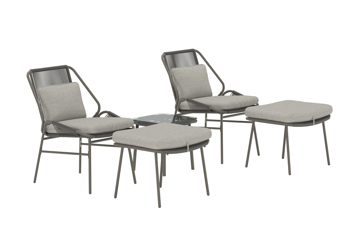 Salon de jardin ' Zakynthos ' - marron