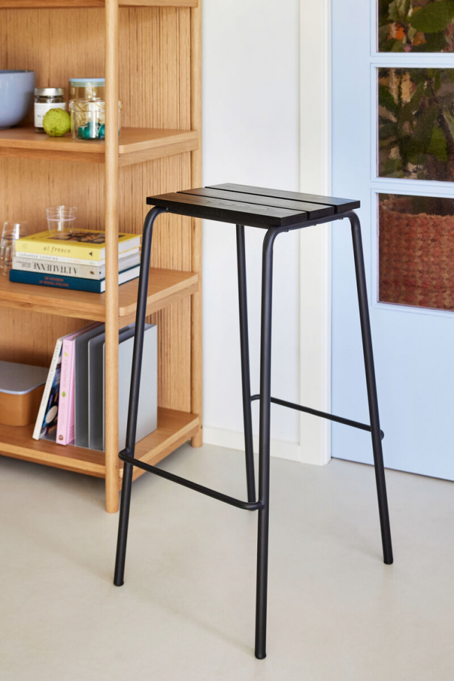 Tabouret de bar 'Stilt' - Noir