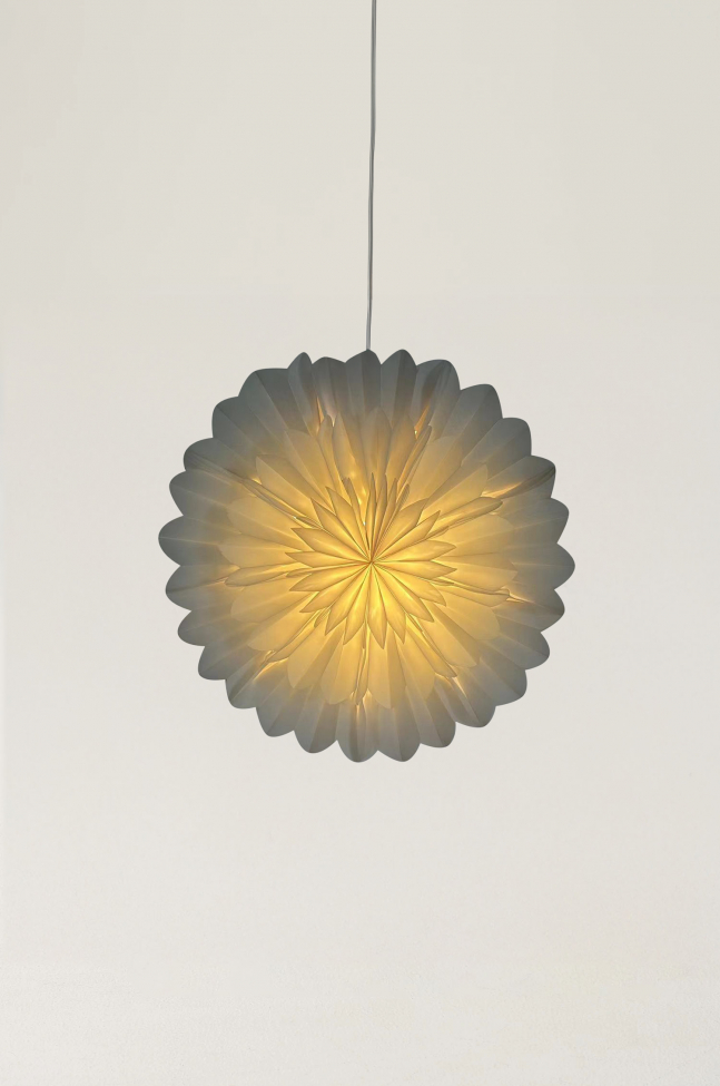 Étoile de l'Avent 'Lotus' 60cm - Blanc