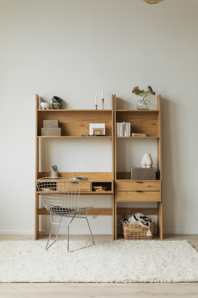 Bibliothèque 'Berkley' - Chêne