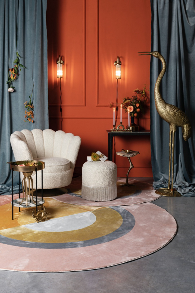 Lampe 'Angel On Fire' - Or