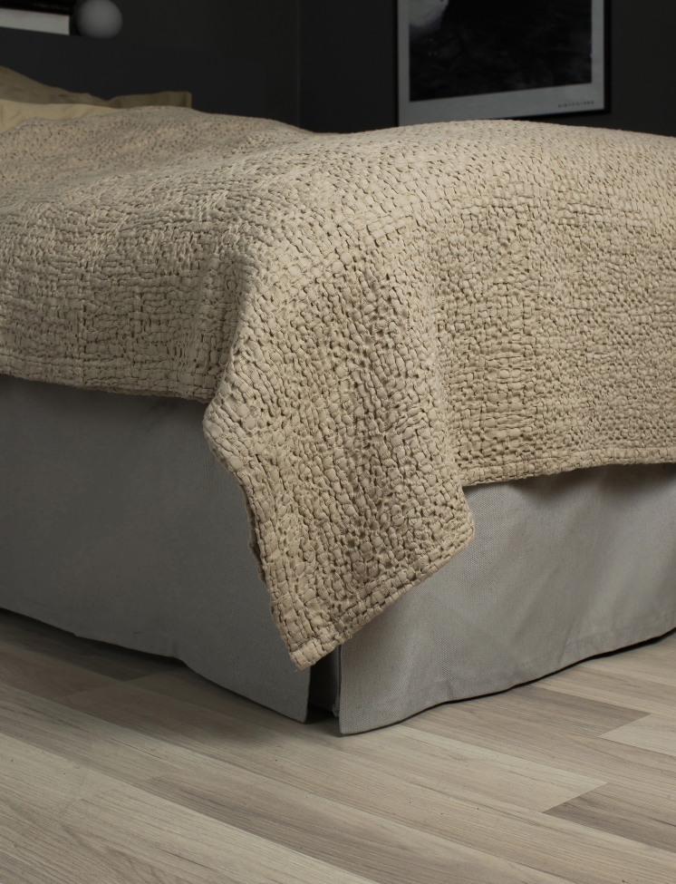Couverture 'Dani' 160x260 - Beige