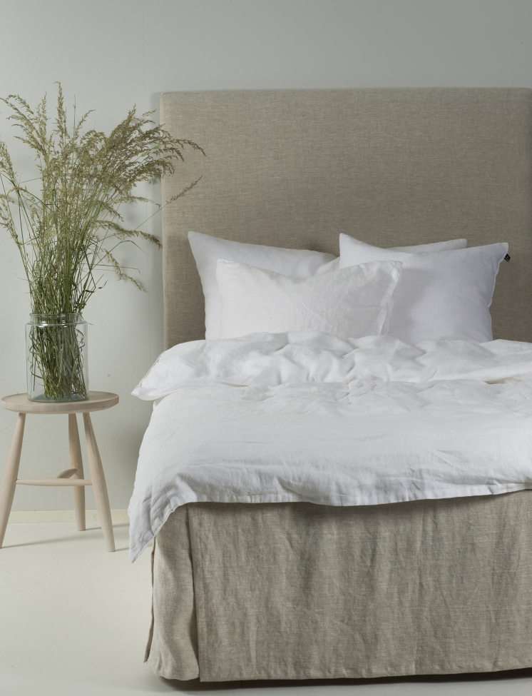 Housse de lit 'Miramar' 90x220x52 - Nature