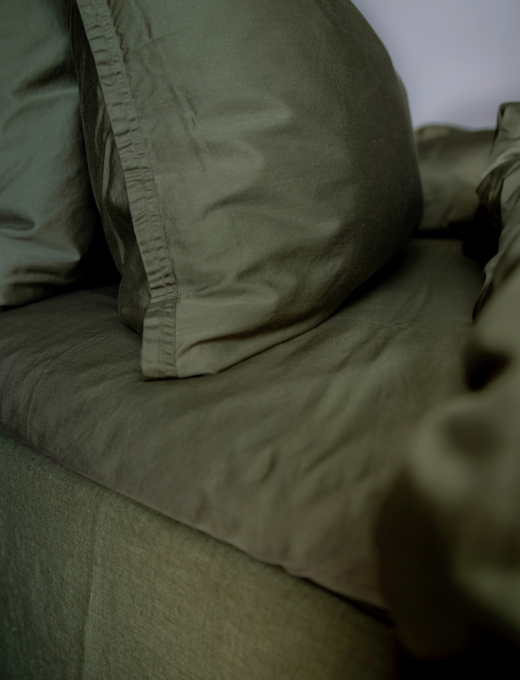 Drap housse 'Soul' 160x270 - Vert