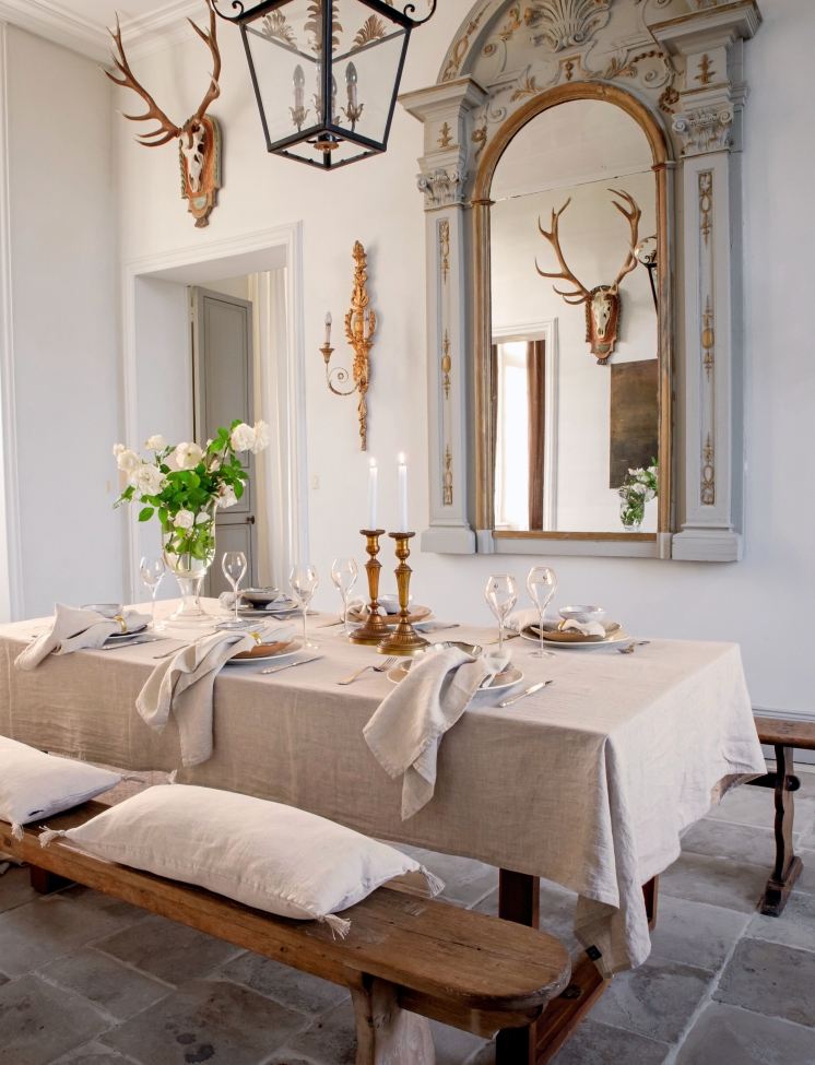 Nappe 'Sunshine' 145x330 - Naturel clair