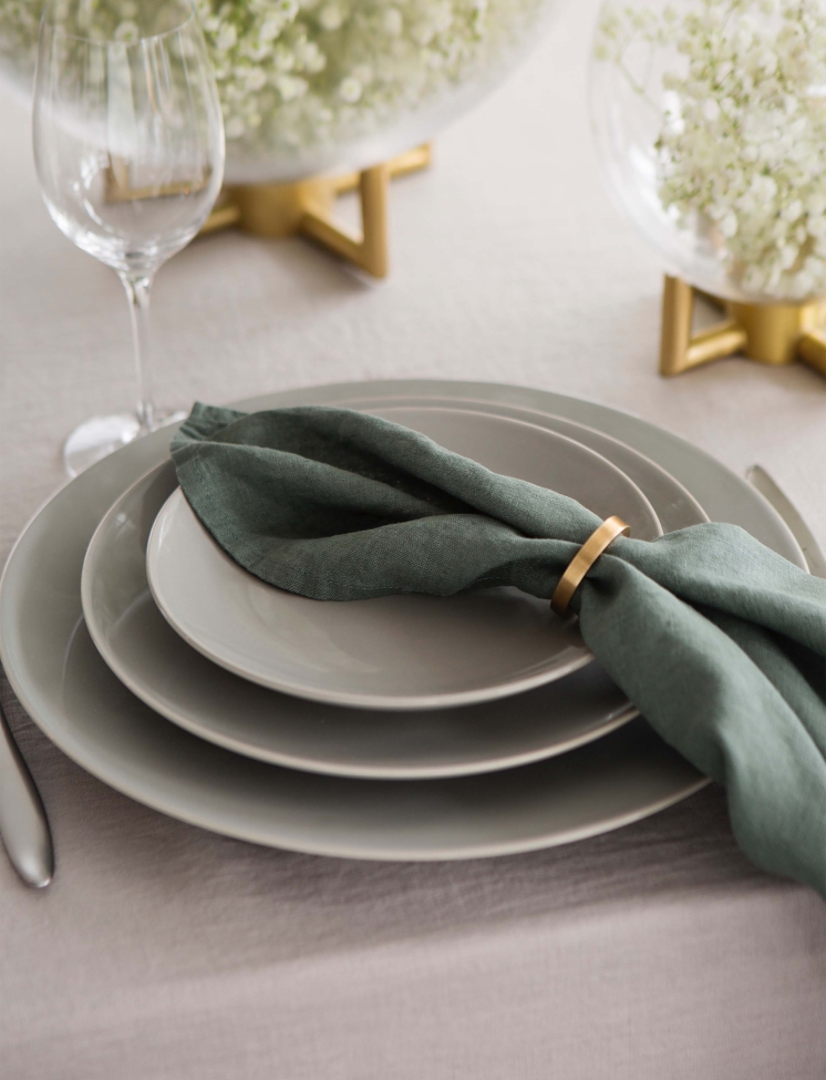 Rond de serviette 'Vasa' Rond 4,7cm - Laiton