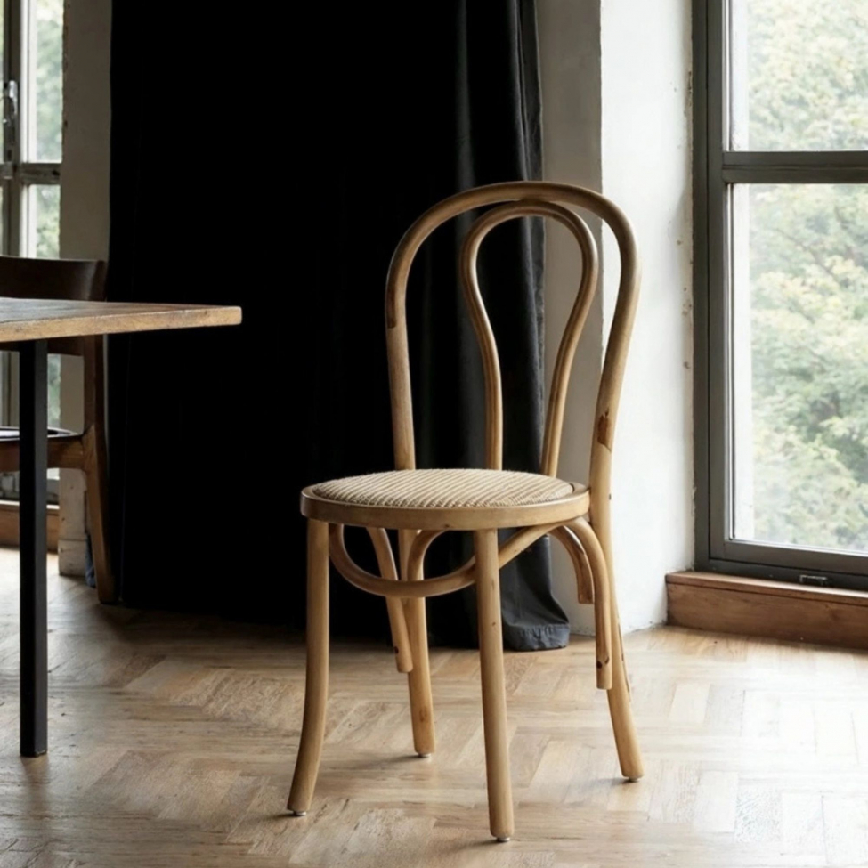 Chaise 'Bistro' - Rotin/Naturel