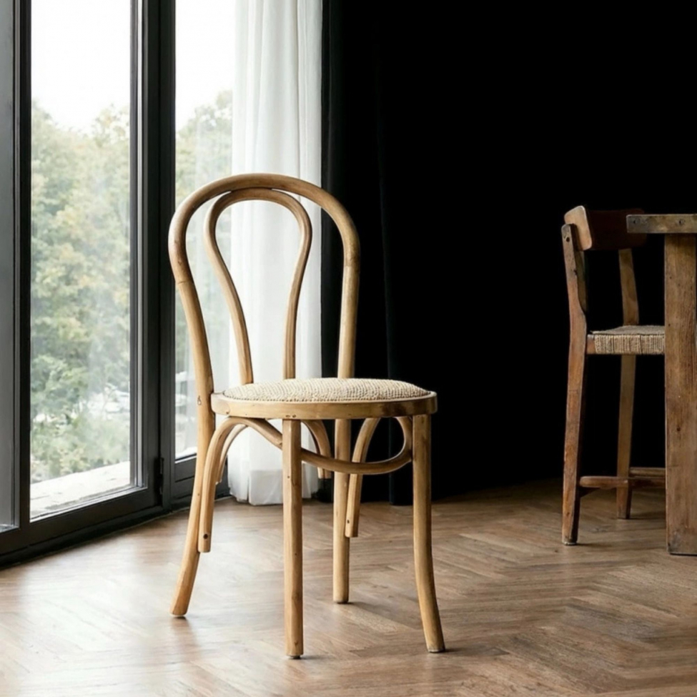 Chaise 'Bistro' - Rotin/Naturel