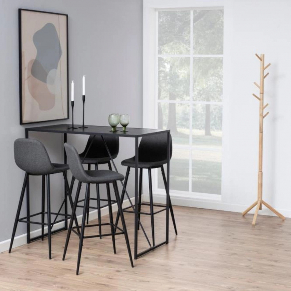 Tabouret de bar 'Soller' - Gris clair