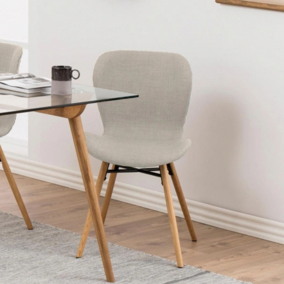 Chaise 'Böda' - Beige/Nature